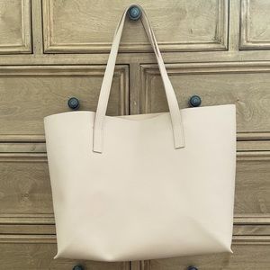 Mark & Graham Everyday Italian Leather Tote Blush/Pink